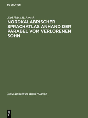cover image of Nordkalabrischer Sprachatlas anhand der Parabel vom verlorenen Sohn